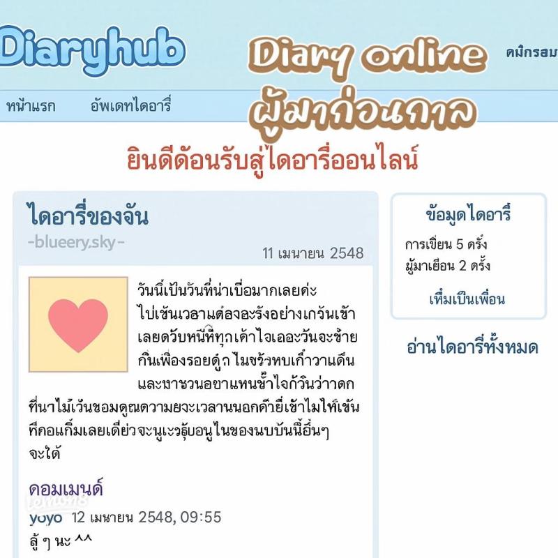 ไดอารี่ออนไลน์